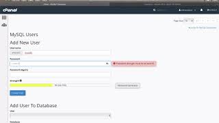 Crea un USUARIO y una BASE DE DATOS EN MYSQL desde el CPanel