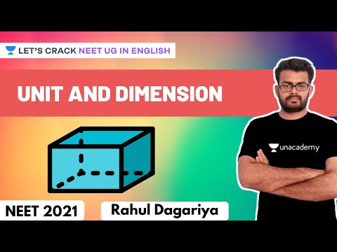 Unit and Dimension | Part 2 | NEET Physics | NEET UG | Rahul Dagariya