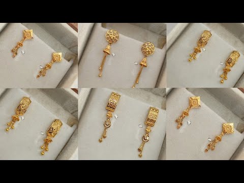 Dazzling Gold Earrings In 22K Gold By Lagu Bandhu - Lagu Bandhu