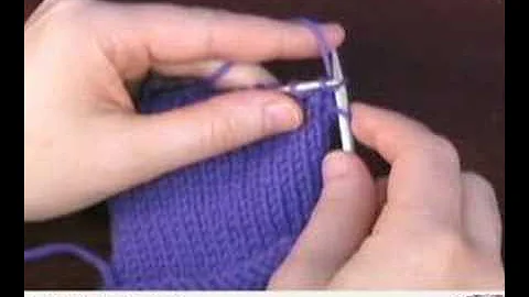 Knit Stitch - Continental method How To Tutorial