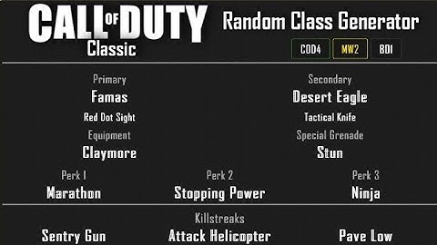 MW2 - Sub Base Flawless Ground War Team Deathmatch (14-0) Random Class Generator #11 [2020]