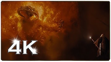 The Lord Of The Rings (2001) - Gandalf Vs Balrog - [4K]