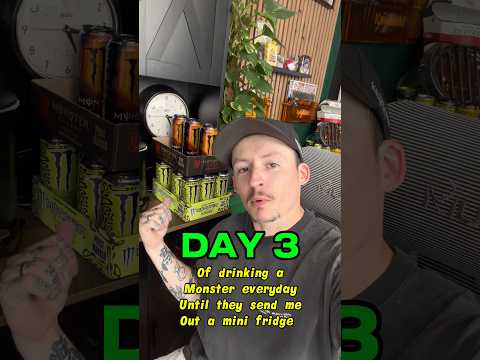 Day 3 of drinking a @MonsterEnergy every single day #monsterenergy #monsterarmy