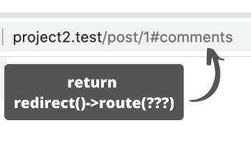Laravel: How To Redirect To Anchor With Route Names?