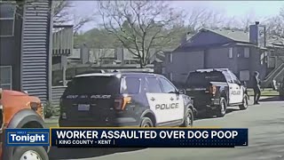 Worker assaulted over dog poop dispute