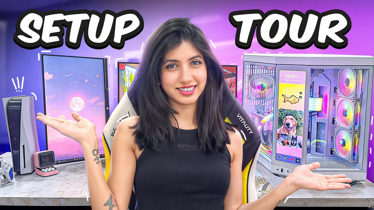 My updated GAMING SETUP/ROOM TOUR! (2024)