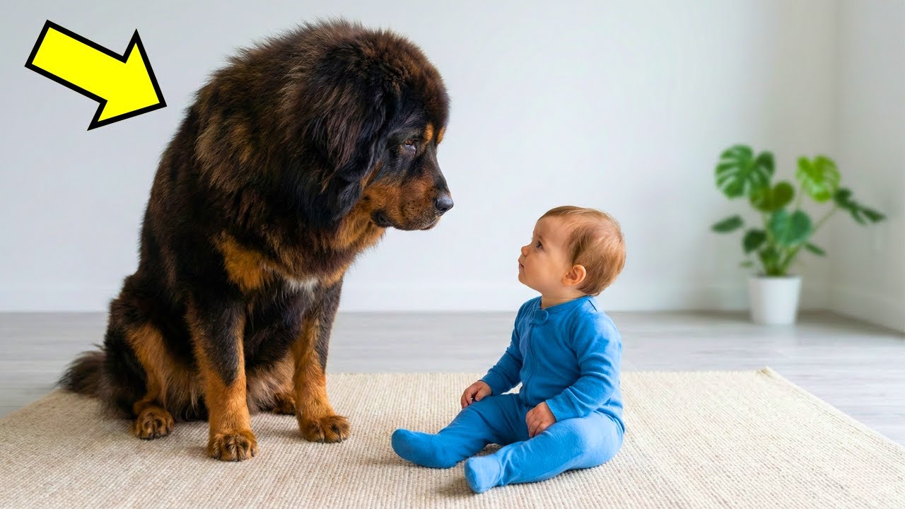 Si La Caméra N'enregistrait Pas, Nous Ne Croirions Pas Ce Que Le Dogue Du Tibet A Fait Au Bébé!