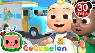 Wheels On The Truck  With Jj And Cody | Moving Day Song | Best Cars & Truck Videos For Kids