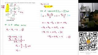 Problem 4.20 - Engineering Circuit Analysis - Hayt & Hemmerly, 9th Ed - Nodal Analysis - Supernode