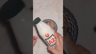 &quot;다이제를 더 맛있게?! 초간단 꿀조합 ASMR  🥛&quot; 뿌셔뿌셔💥