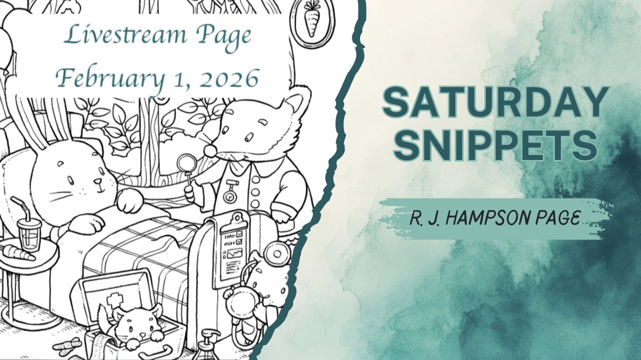 Saturday Snippets #28  - New pencils, livestream page, weekly WIPs & coloring in Small Victories