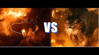 SMAUG VS BALROG!  The ULTIMATE  battle of fire.