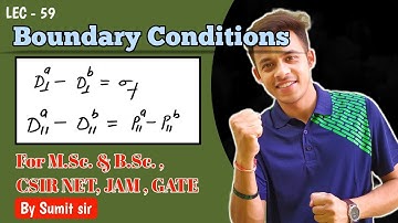 Boundary Condition of Electric displacement vector || Boundary condition of D & E || #csirnet #gate