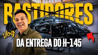 Fui buscar o novo Airbus H145 com interior Mercedes-Benz!