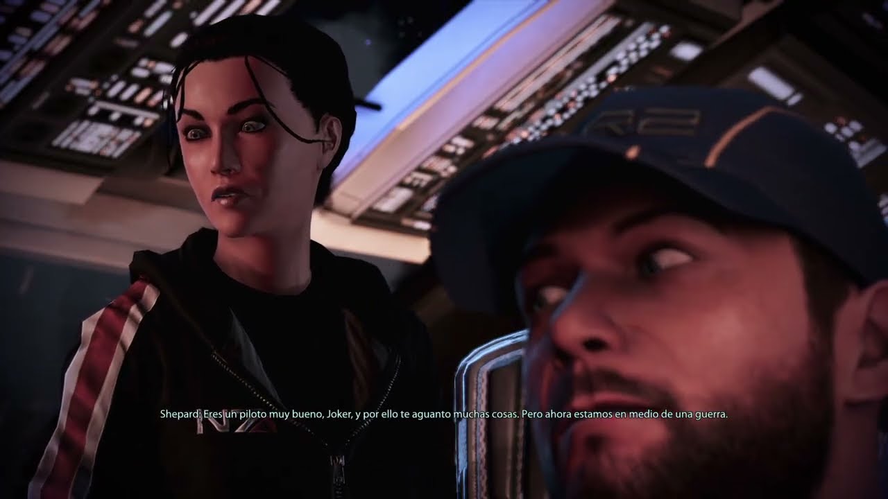 Mass Effect™ 3, Joker encouraging Shepard