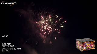 FAJERWERKI TXB759 XPERFECT TRIPLEX FIREWORKS