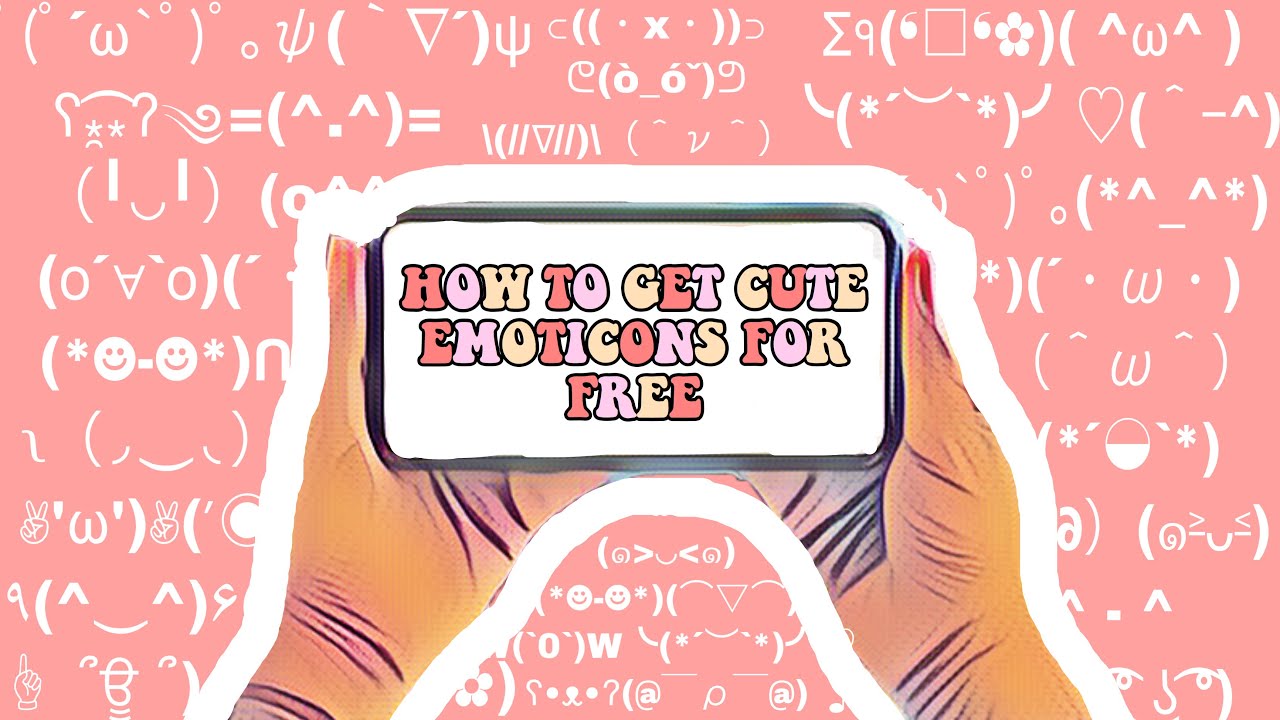 HOW TO GET CUTE KAWAII EMOTICONS FOR FREE WITHOUT INSTALLING OR