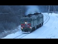 Зимняя подборка поездов в январе 2019; Псков