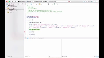 Mac C++ Programming #12 - Switch Statements