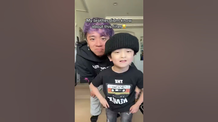 My brother didnt know about this filter...🤣 #justmaiko #prank #shorts