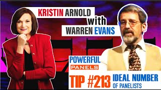 Panel Discussion Tip #213 with Warren Evans: The Ideal Number of Panelists