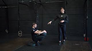 Heel Raise D Ball Squat Hold