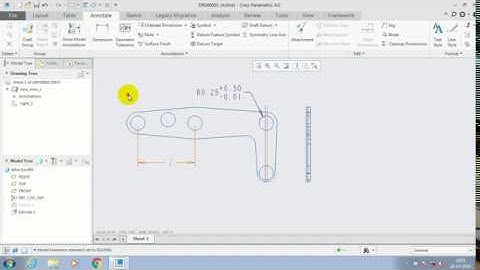 HOW TO GIVE DIMENSIONS WITH TOLERANCE IN CREO 5.0/4.0/3.0