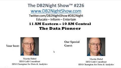 The Db2Night Show #226 - The Data Pioneer