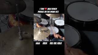 I ❤️ This Max Roach Phrase on the Drum Set🥁