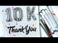 10K Subscribers // Shiny balloons drawing // THANK YOU!!!