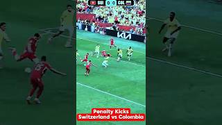 4- 3 ON PENALTIES! | Switzerland knocks out Colombia in a th