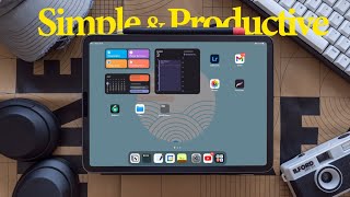 What's on my iPad Pro 2022 - Simple and Productive iPad setup by Peace Gates 13,823 views 1 year ago 12 minutes, 50 seconds
