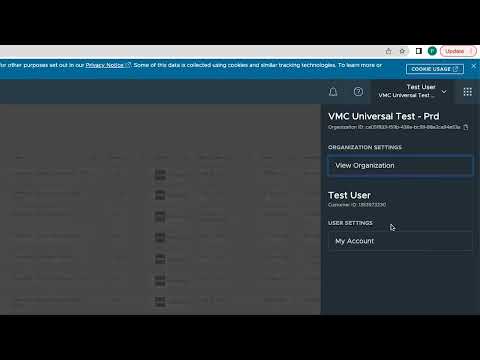 Getting Started with VMware Cloud Universal
