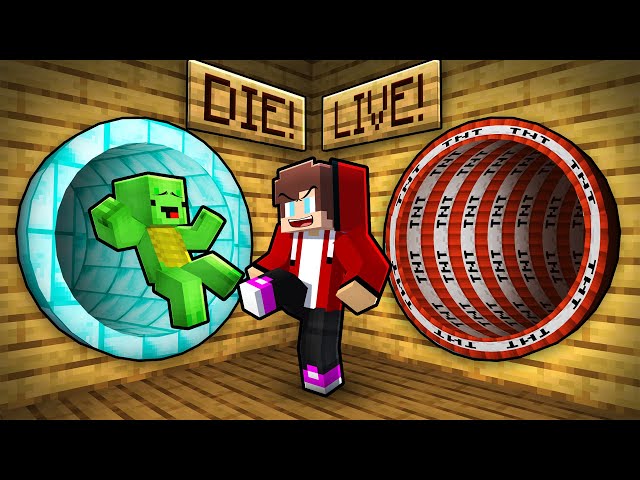 Maizen and Mikey's Right Choice Tunnel Battle! (Minecraft) - YouTube