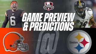 2021 NFL Playoffs - Game Preview and Predictions - Cleveland Browns vs Pittsburgh Steelers