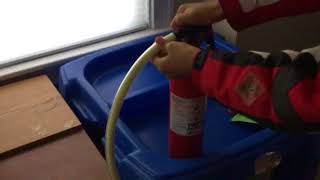 Recalled kidde extinguisher test