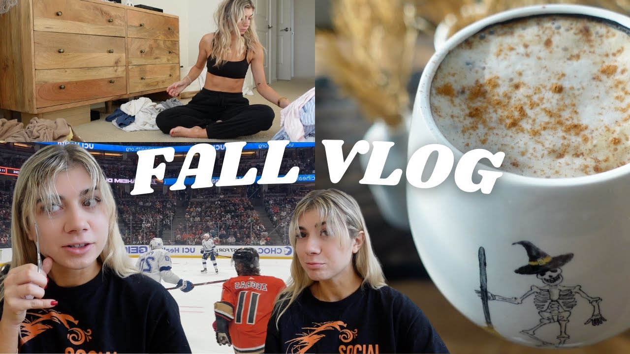 FALL VLOG: my halloween costumes, cutting my bangs, decluttering & selling fall clothes