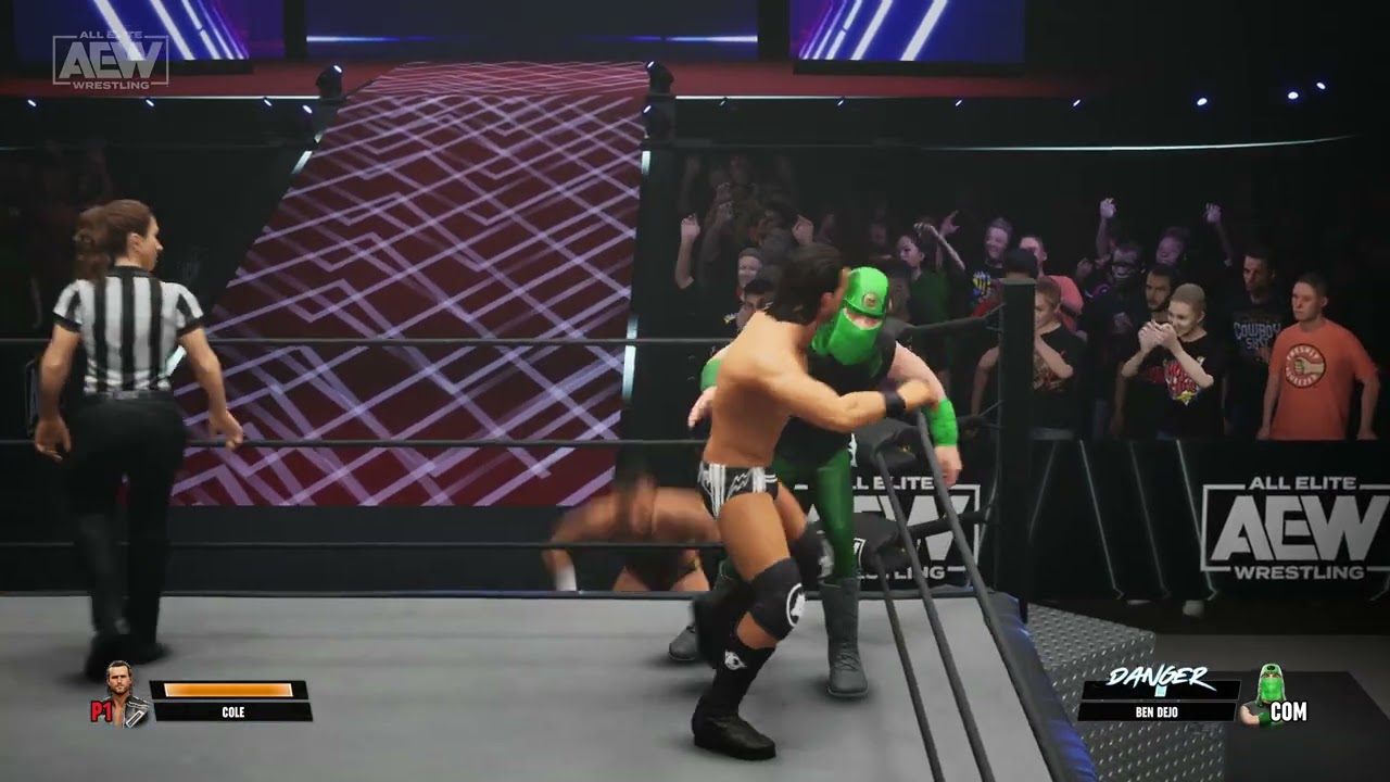 Adam Cole Moveset Showcase AEW Fight Forever 4K 60 FPS