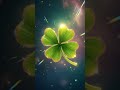 10秒見つめるだけで奇跡が起こる金色の四つ葉のクローバー🍀#幸運 #開運 #金運上昇 #金運アップ