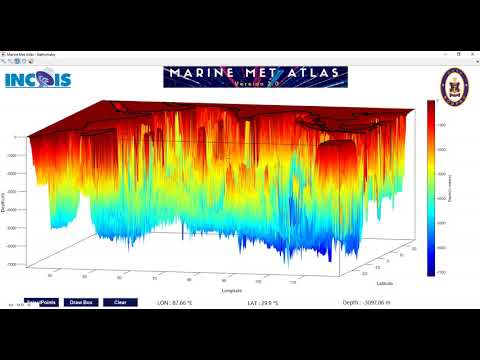 Marine Met Atlas Tool - Bathymetry (3D Visulaization)