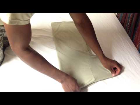 How To Roll & Fold Uw Kleding In Air Force BMT tips & tricks!