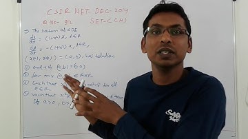 CSIR NET DEC-2014 Q.NO-92 SET-C , ORDINARY DIFFERENTIAL EQUATION ,INTEGRAL VALUE PROBLEM