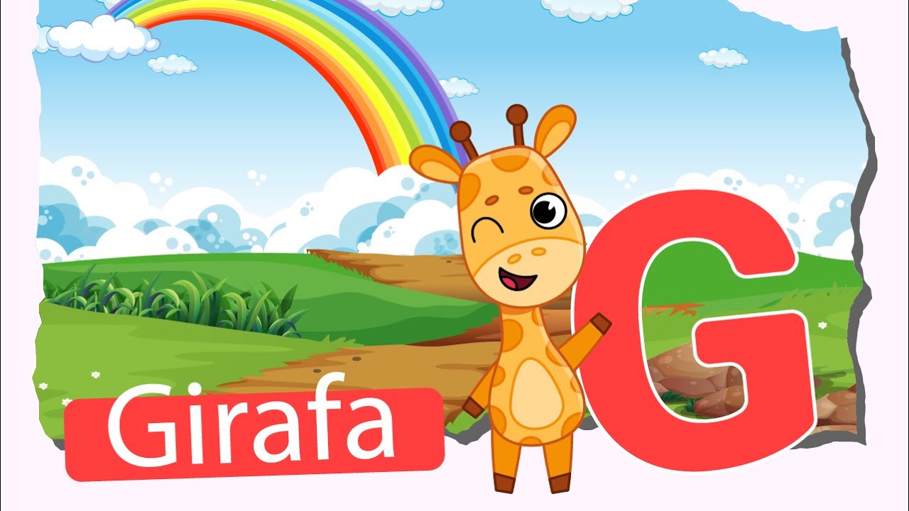 🦒 Letra G Girafa | Aprender a Ler | Alfabetização infantil | Vídeo ...