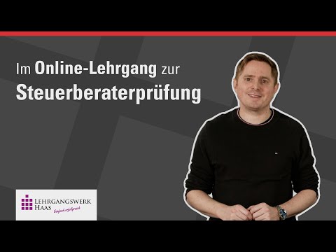 Im Online-Lehrgang zur Steuerberaterprüfung - berufsbegleitend machbar