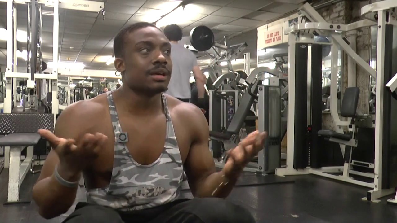 Charles Mance bodybuilder interview at Muscleworks Gym, Bethnal Green