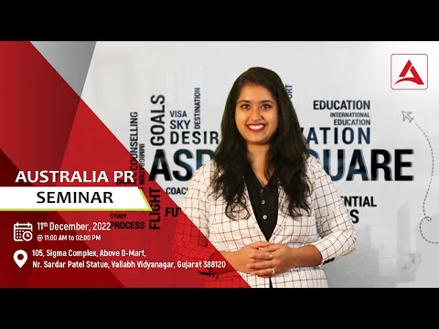 Australia Is Back | Free Australia PR Seminar | Vallabh Vidyanagar | Book Your Seat Now