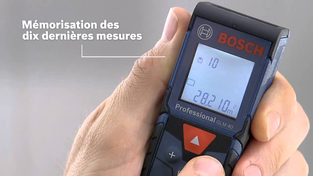 Mabéo Direct présente le télémètre laser GLM 40 de Bosch