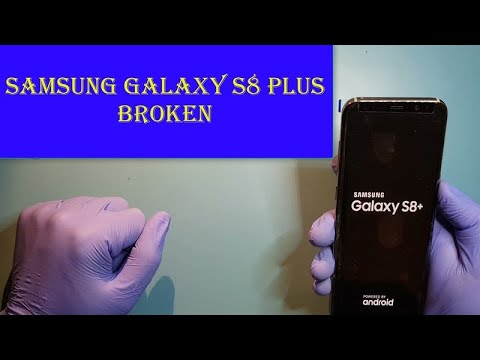 samsung galaxy s8 plus broken-اصلاح شاشة سامسونج s8 plus محطم