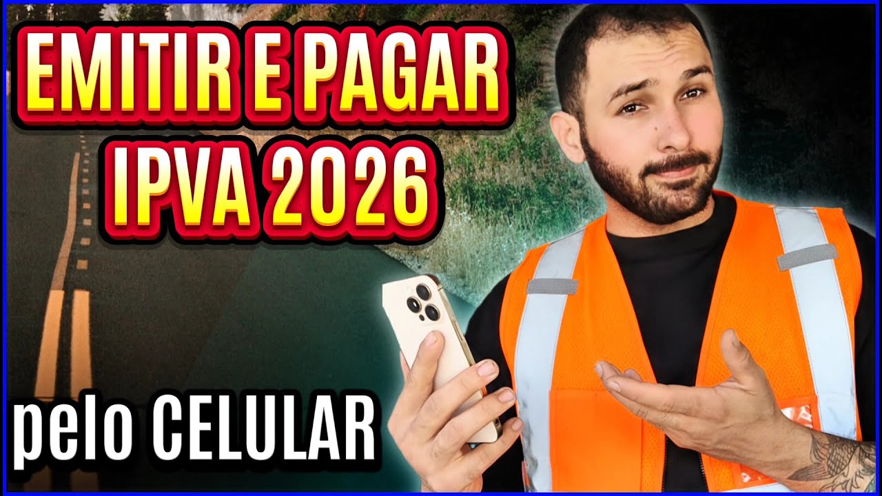 COMO Emitir e pagar o IPVA 2026 pelo celular online todo processo nesse vídeo