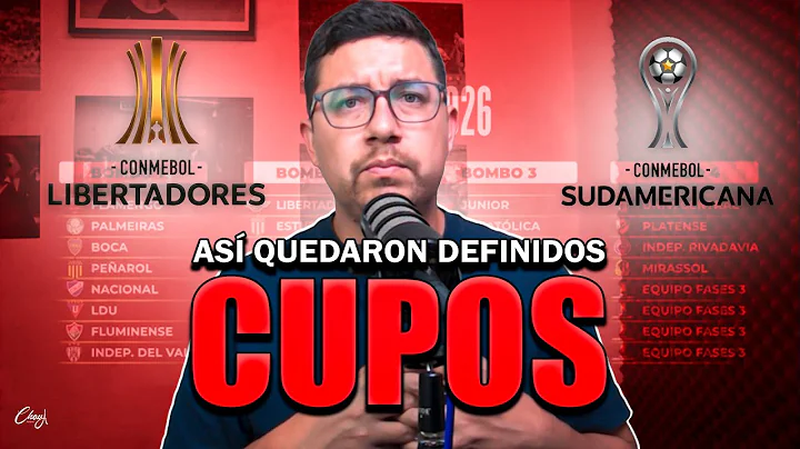 INTERNATIONAL PLACES for ECUADORIAN teams ⚽| Libertadores - Sudamericana | Daniel Navas